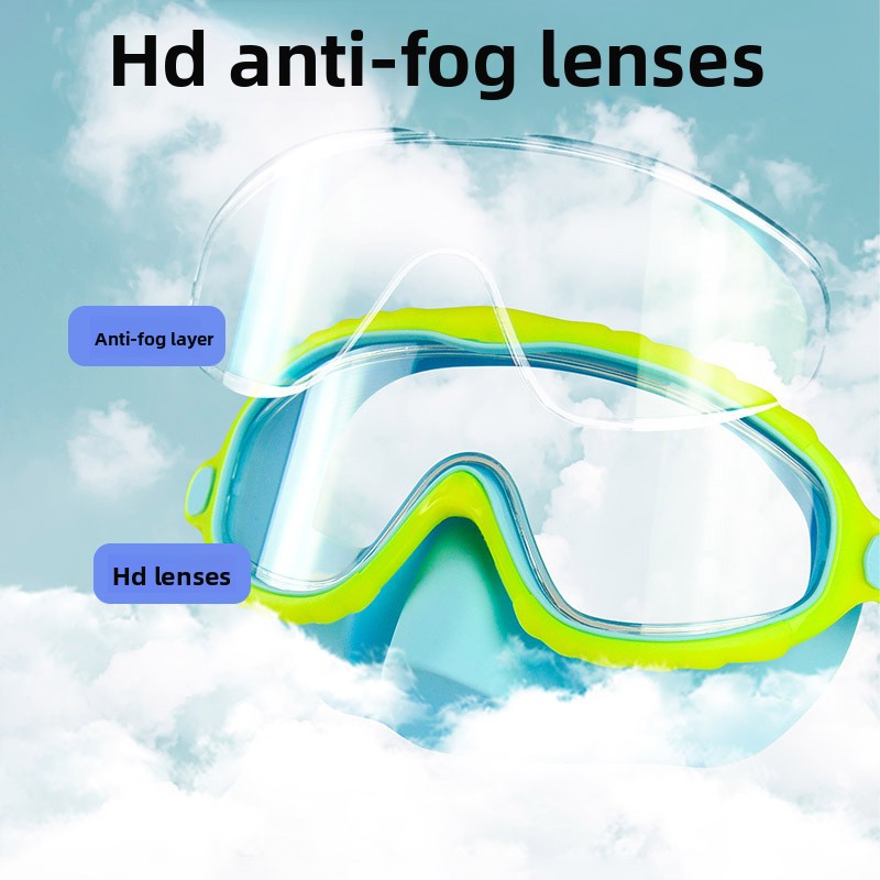 Children's anti-choking swimming goggles