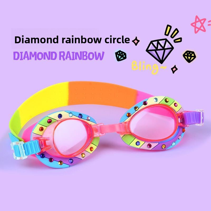 Children's Anti-Fog Swimming Goggles with Cartoon Designs