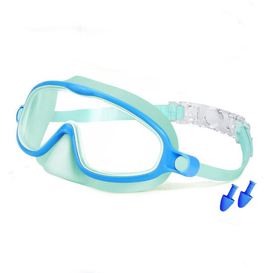 Children's Anti-Fog Swimming Goggles with Nose Cover