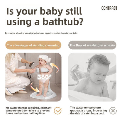 Children's bath basin stand