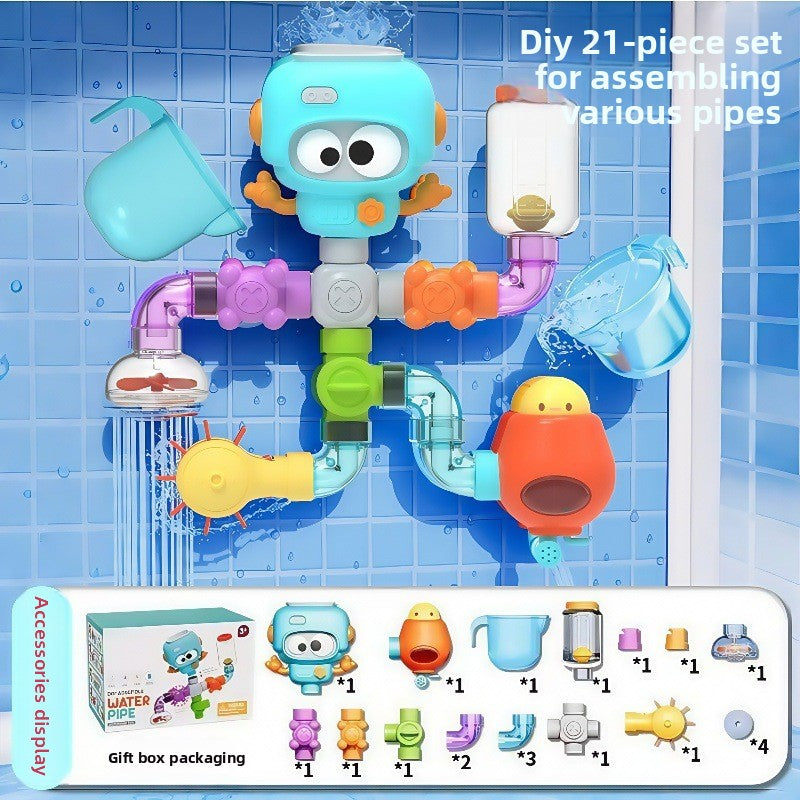 Children's Bathtime Water Play Plumbing Set