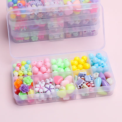 Children's bead stringing toys