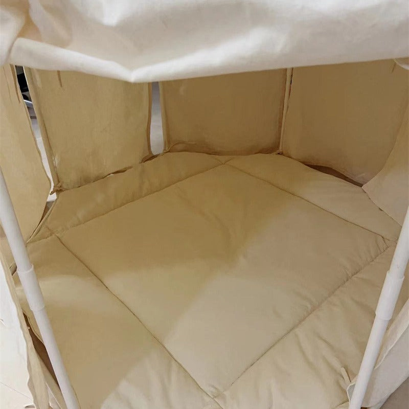 Children's Canvas Play Tent with 8 Doors