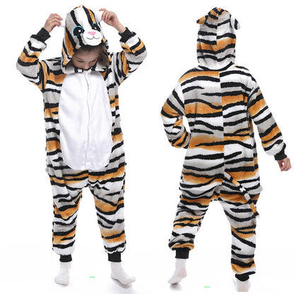 Children's Cartoon Animal One-Piece Pajamas