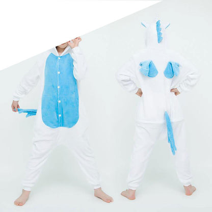 Children's Cartoon Animal One-Piece Pajamas