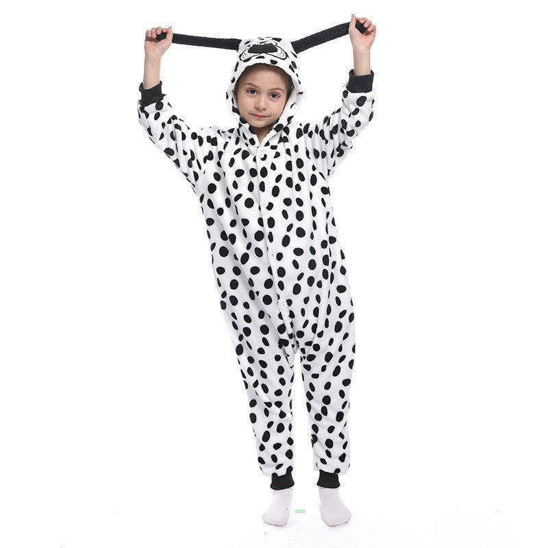 Children's Cartoon Animal One-Piece Pajamas