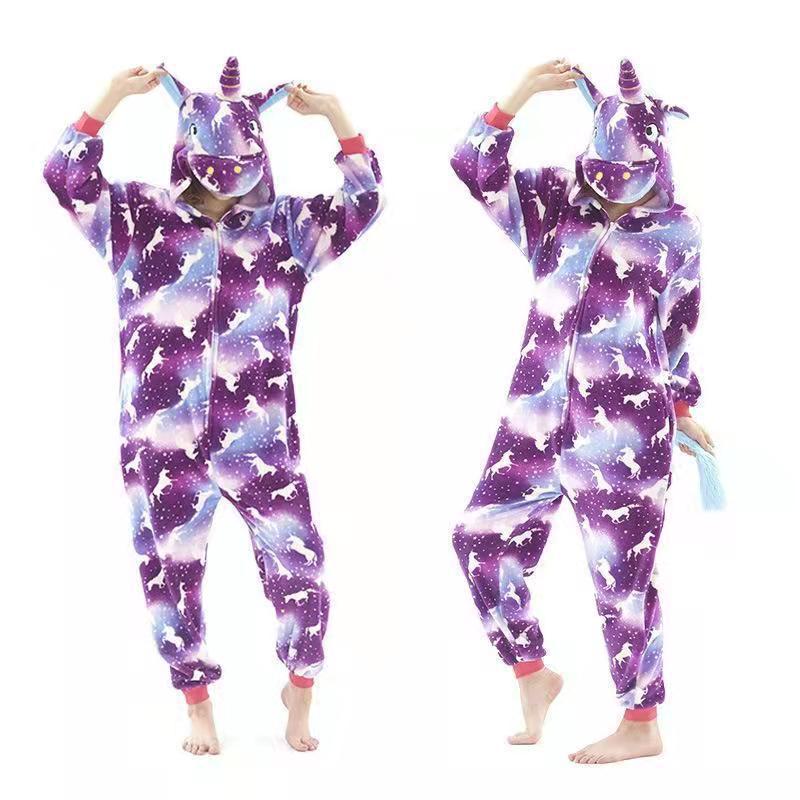 Children's Cartoon Animal One-Piece Pajamas