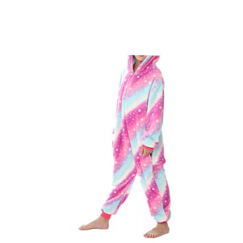 Children's Cartoon Animal One-Piece Pajamas