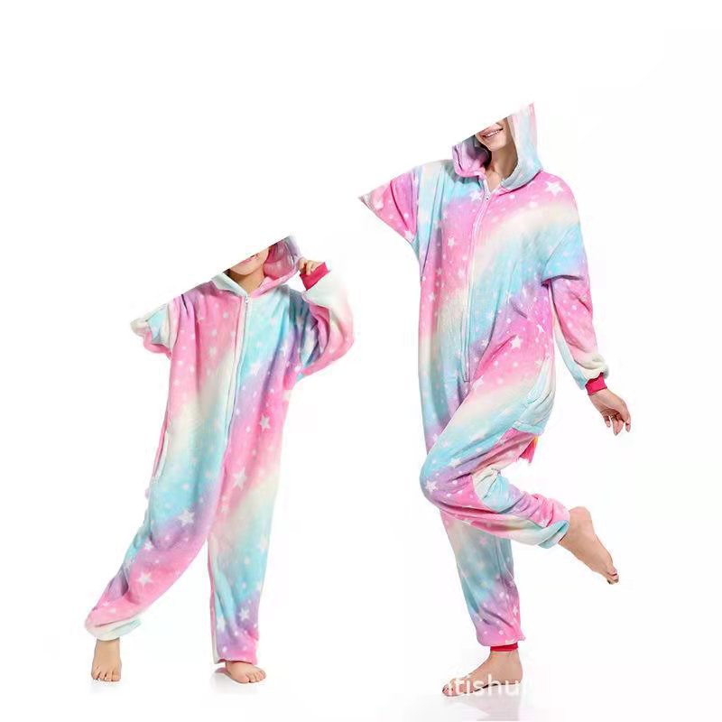 Children's Cartoon Animal One-Piece Pajamas