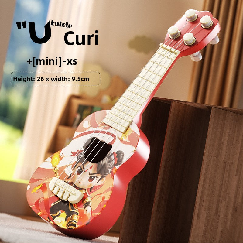 Children's Cartoon Ukulele Dinosaur Guitar Toy for Early Education
