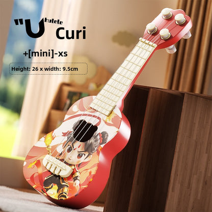 Children's Cartoon Ukulele Dinosaur Guitar Toy for Early Education