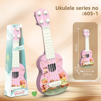 Children's Cartoon Ukulele Dinosaur Guitar Toy for Early Education