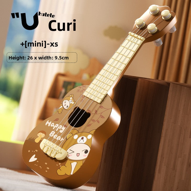 Children's Cartoon Ukulele Dinosaur Guitar Toy for Early Education