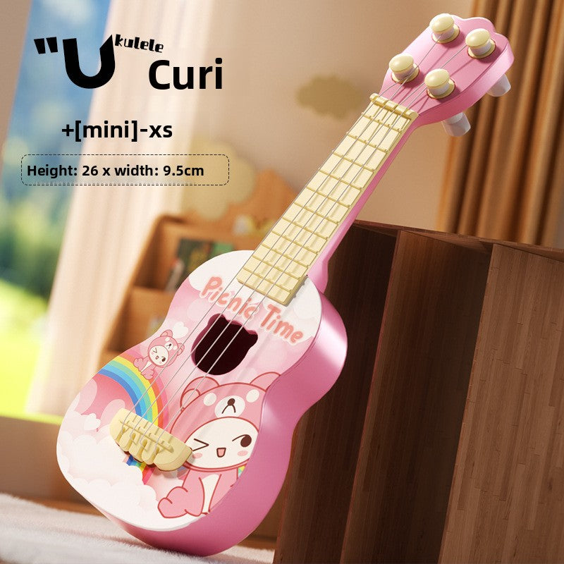 Children's Cartoon Ukulele Dinosaur Guitar Toy for Early Education