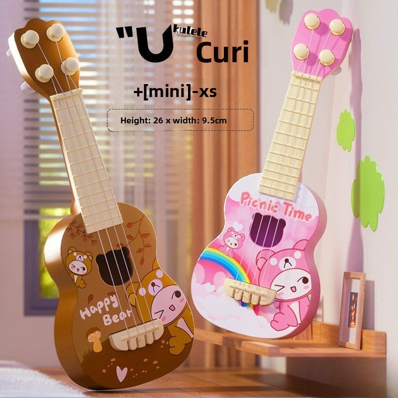 Children's Cartoon Ukulele Dinosaur Guitar Toy for Early Education