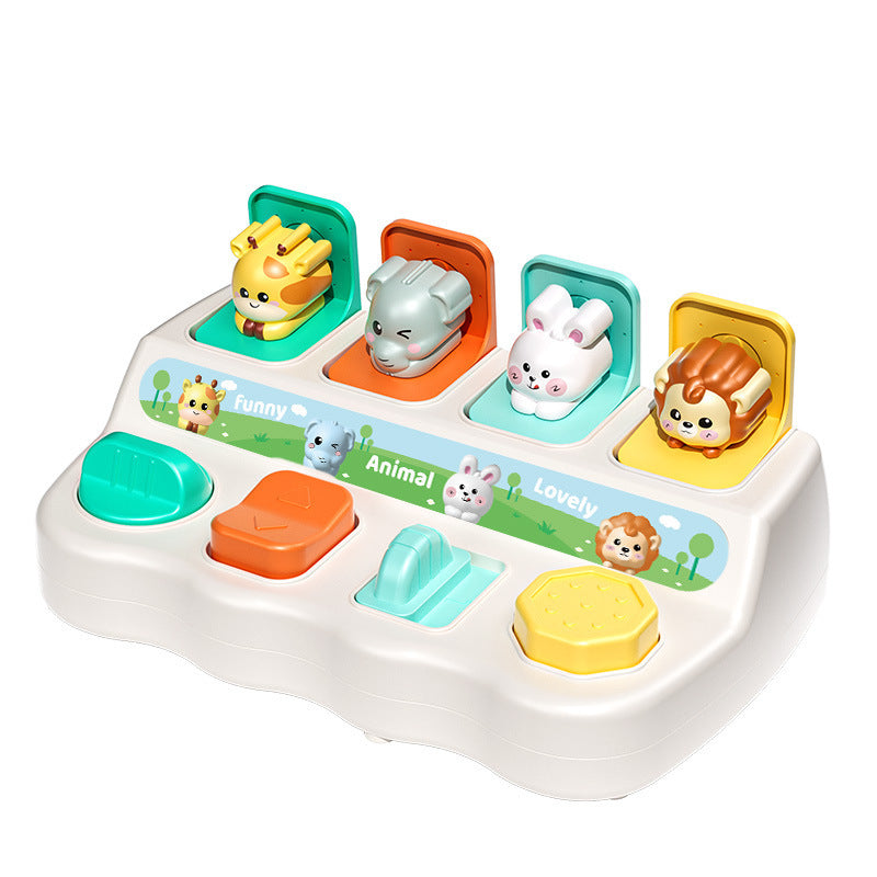 Children's Causality Pop-up Switch Box Toy Hide-and-seek 1-year-old Baby Machine Box Baby Educational Early Education