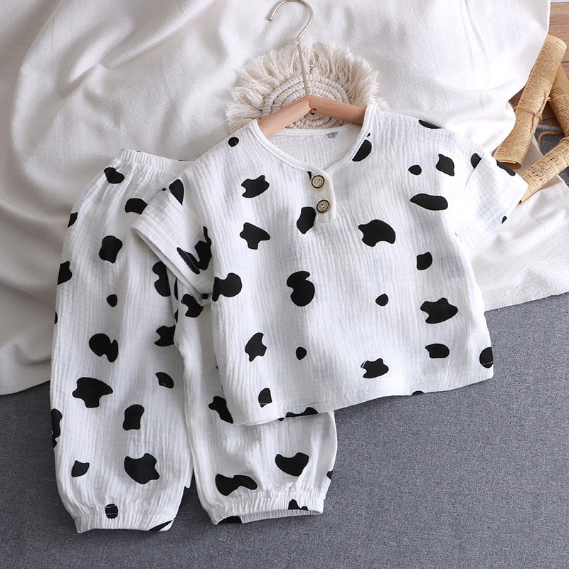 Children's Cotton Gauze Pajama Set