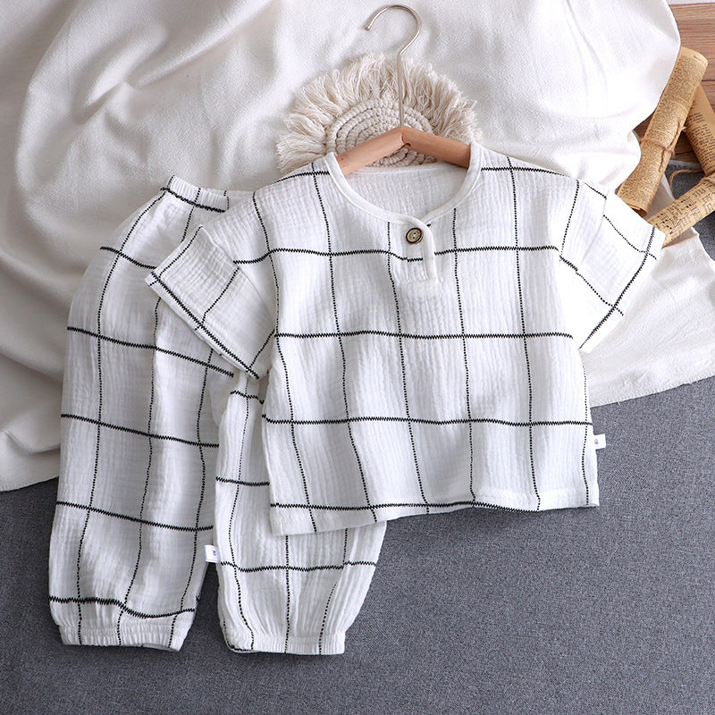 Children's Cotton Gauze Pajama Set