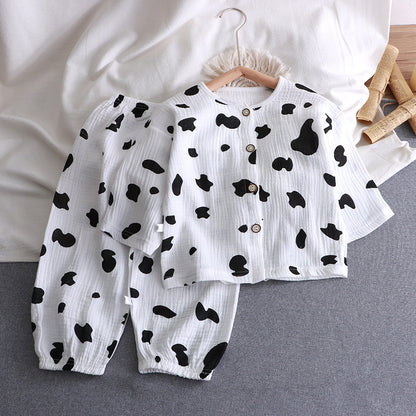 Children's Cotton Gauze Pajama Set