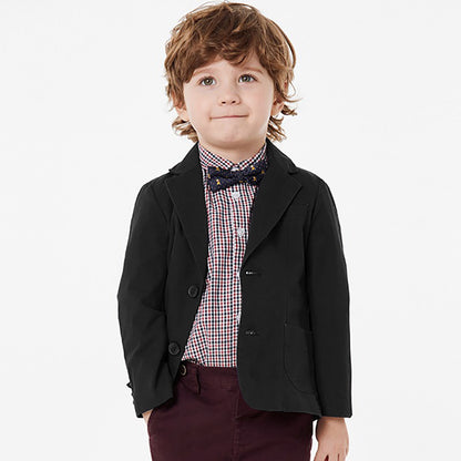 Children's Cotton Linen Formal Suit Jacket