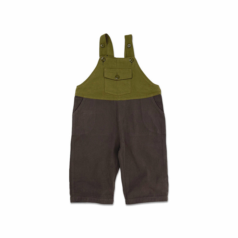 Children's Cotton Suspenders Overalls