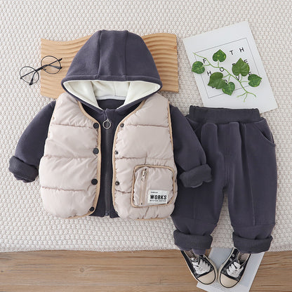 Children's Cotton Three-Piece Casual