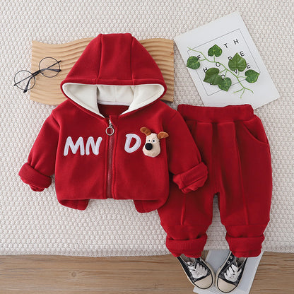 Children's Cotton Three-Piece Casual