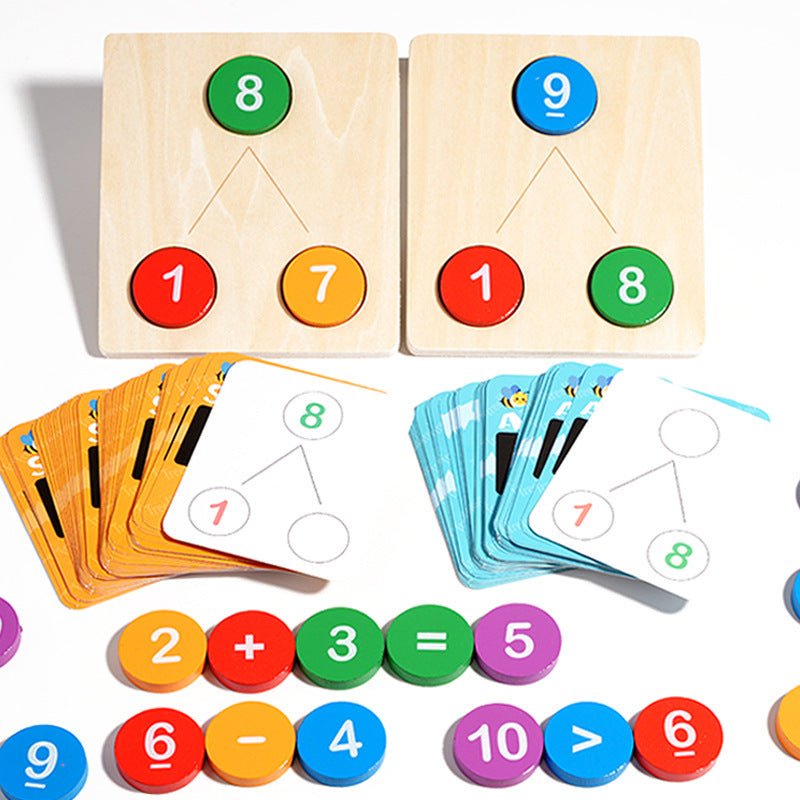 Children's digital decomposition educational toys