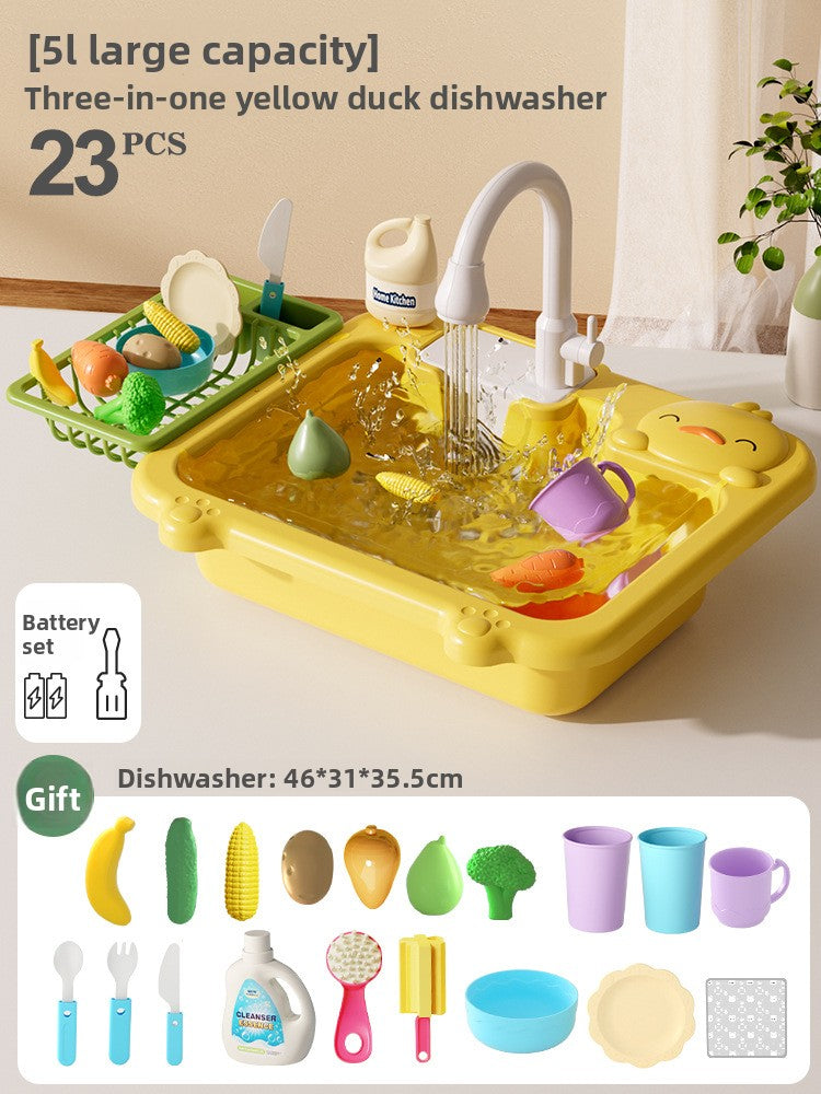 Children's dishwasher table toys