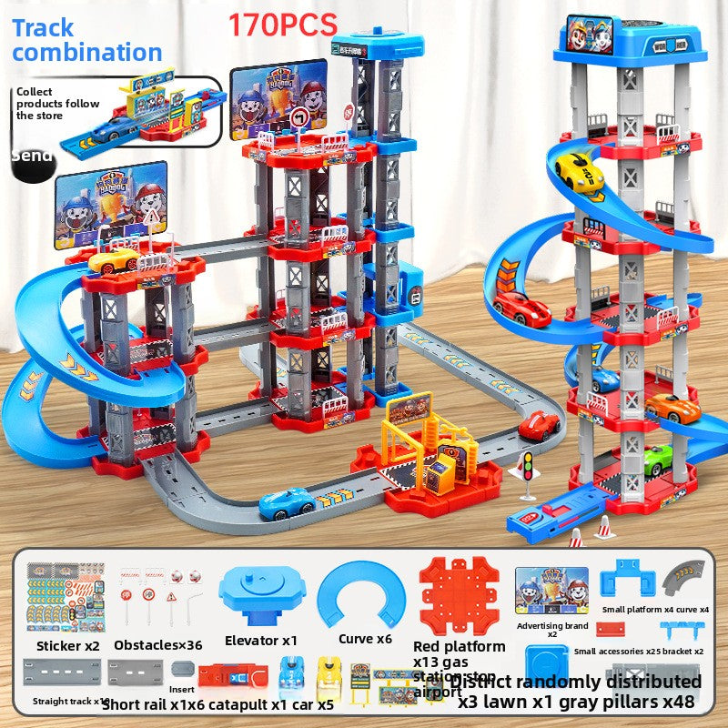 Children's DIY Assembled Rail Car Toy Set