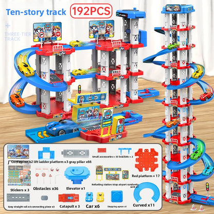 Children's DIY Assembled Rail Car Toy Set