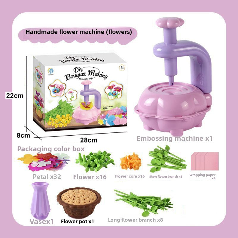 Children's DIY Flower Embossing Craft Set