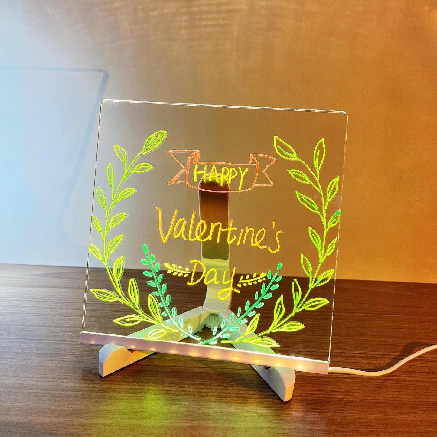 Children's Double-Sided Acrylic Drawing Board with Stand