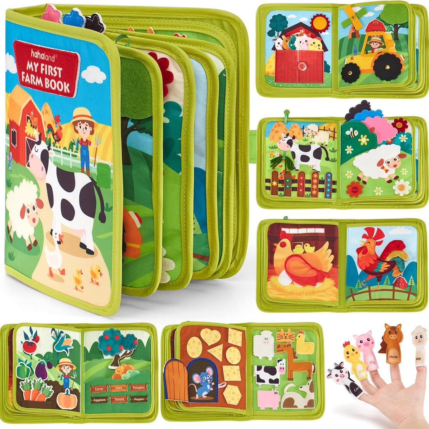 Children's Educational Felt Busy Board