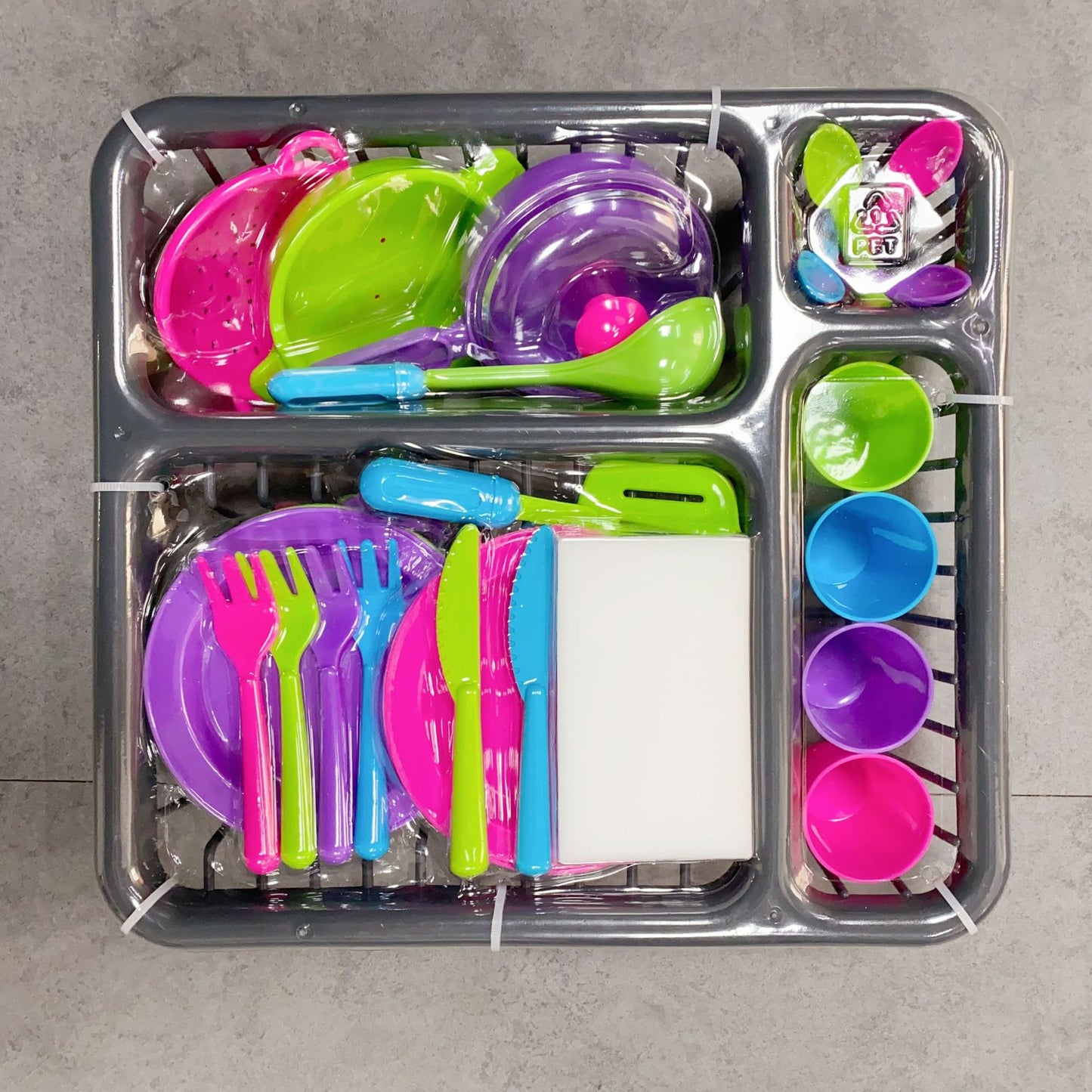 Children's Educational Kitchen Play Set - 28 Pieces