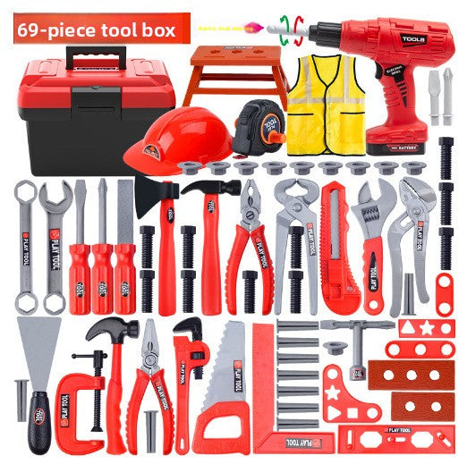 Children's Electric Drill Tool Set for Building and Repair