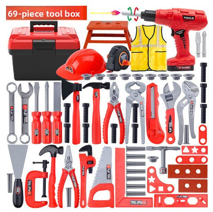 Children's Electric Drill Tool Set for Building and Repair