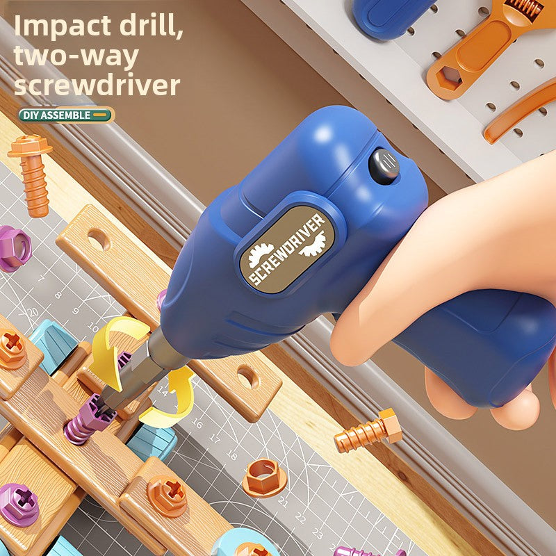 Children's Electric Drill Tool Set for Building and Repair
