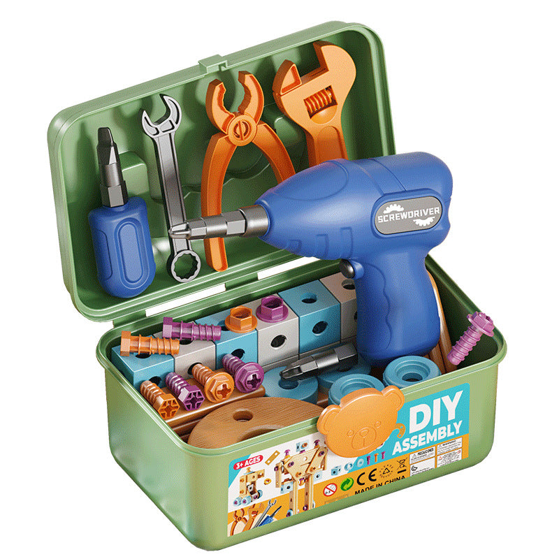 Children's Electric Drill Tool Set for Building and Repair