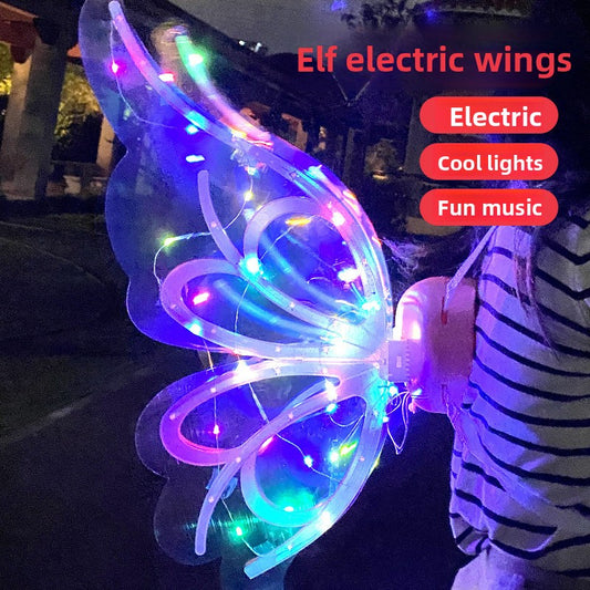 Children's Electric Luminous Moving Wings