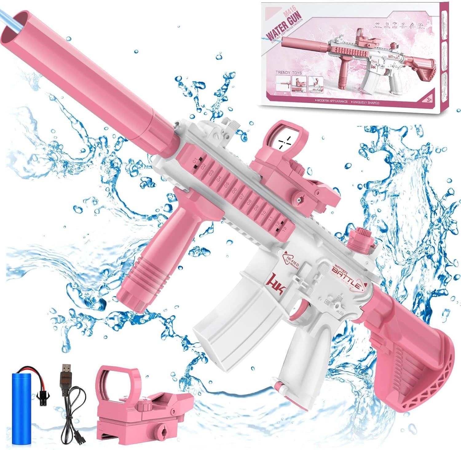 Children's electric water gun