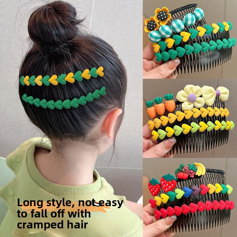 Children's extended comb for girls