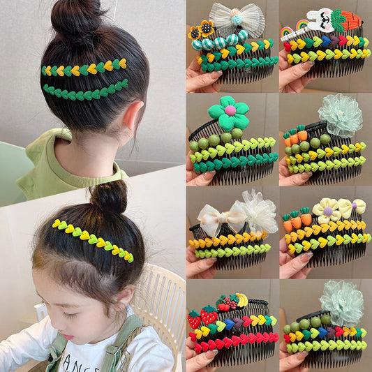 Children's extended comb for girls