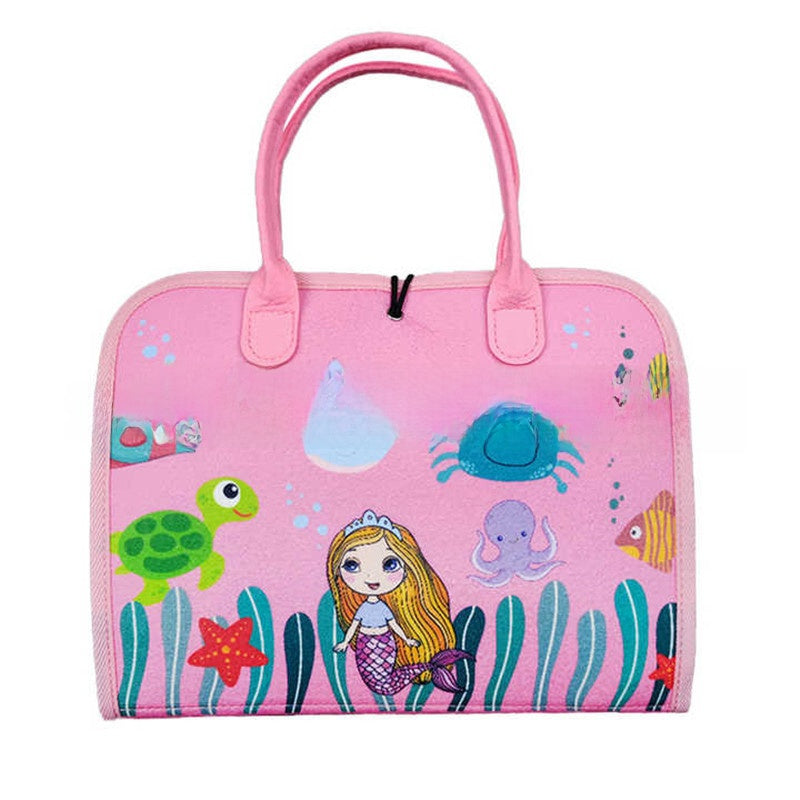 Children's felt learning board