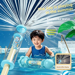 Double-sided trick water gun [sky blue]