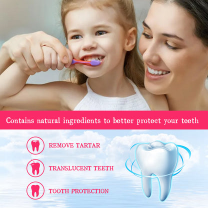 Children's foam toothpaste