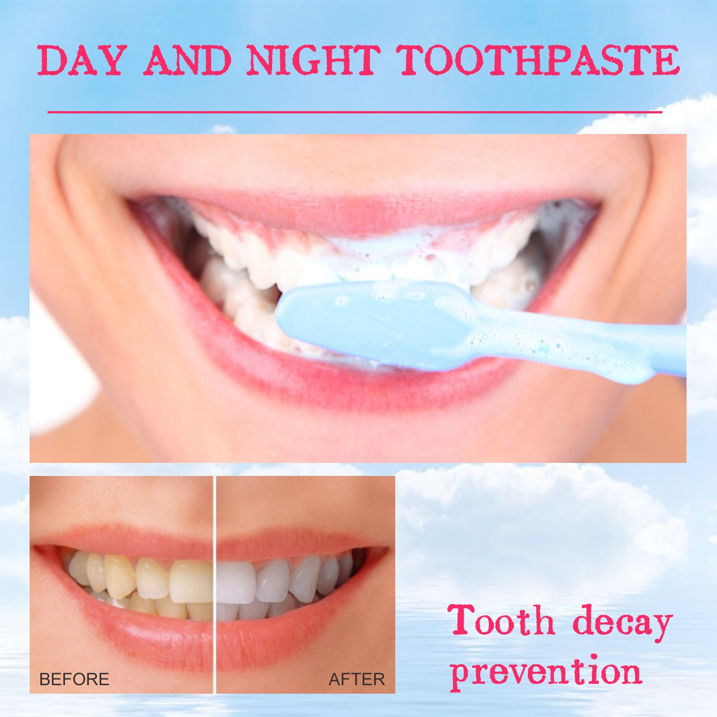 Children's foam toothpaste
