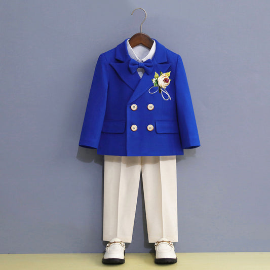 Children's Formal Suit Set with Bow Tie