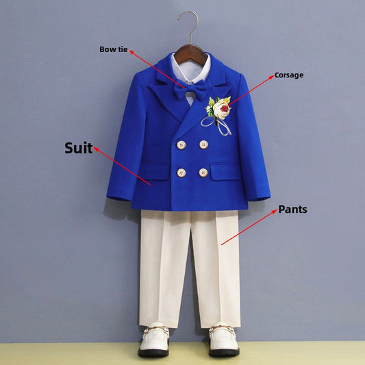 Children's Formal Suit Set with Bow Tie