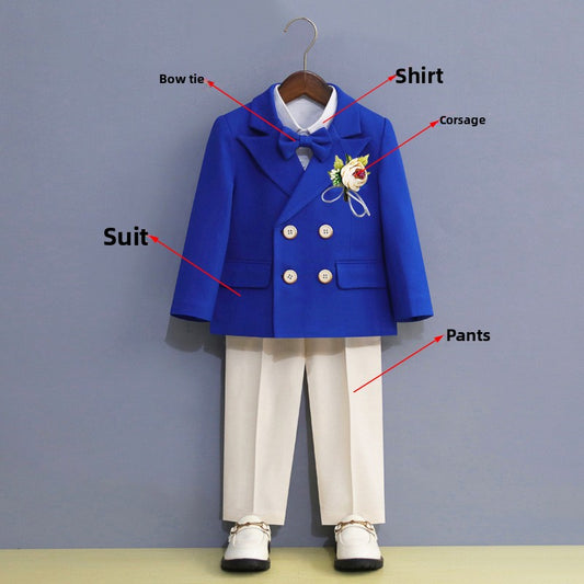 Children's Formal Suit Set with Bow Tie